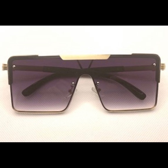 Women’s Rimless Square Oversized Sunglasses - Picture 2 of 7